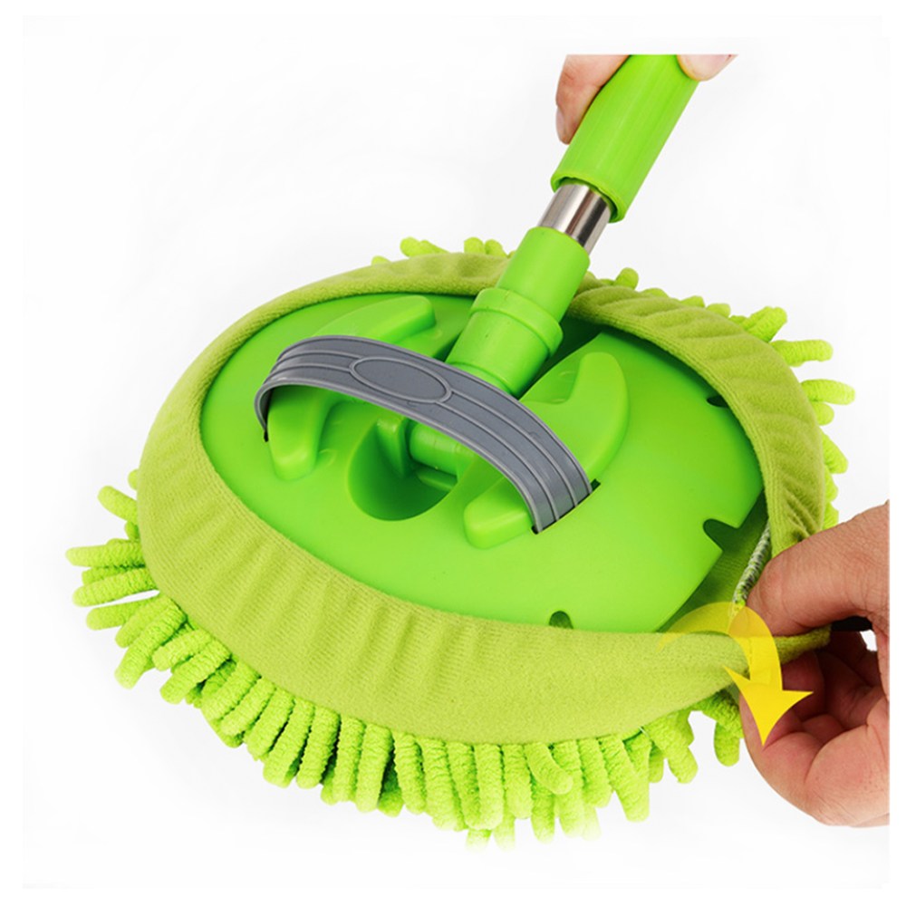 에코벨 2단 길이조절 세차밀대/대걸레 타올 세차호스 청소, 그린, 1개 3,850원