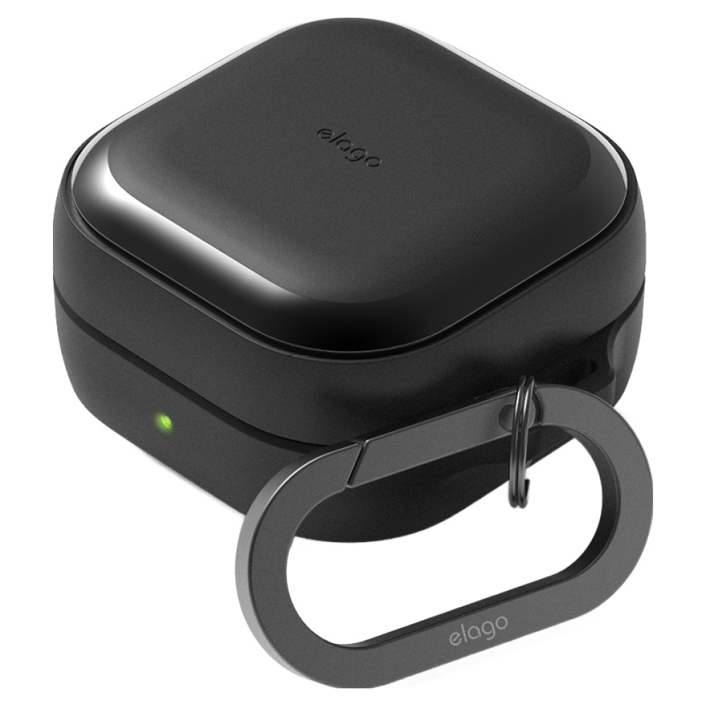 엘라고 갤럭시 버즈4 프로 EDC 행 케이스, 갤럭시 버즈4 / 버즈4 프로, 블랙, 1개 20,000원