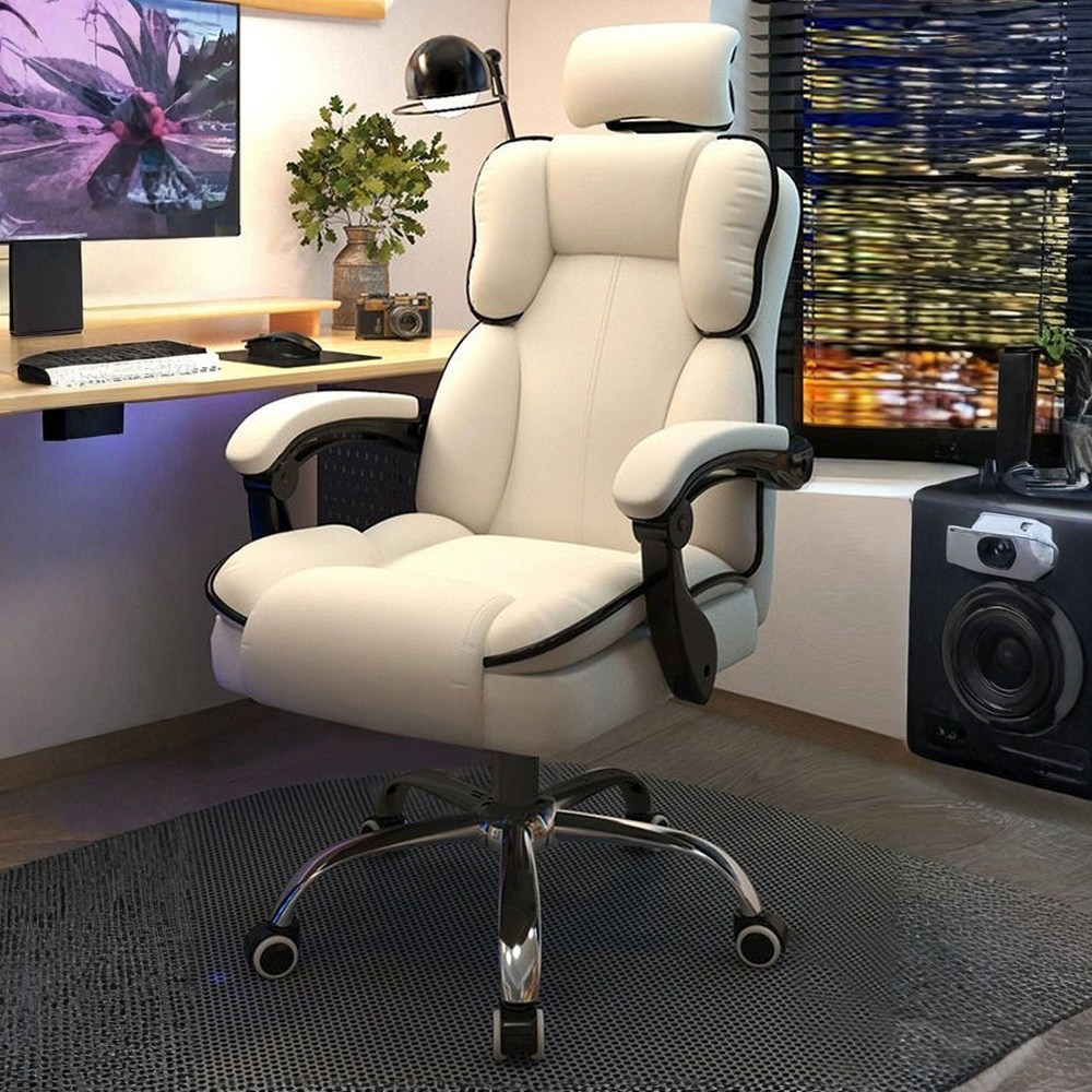 허리편안한 사무실 컴퓨터 책상 의자 조절형 가정용 일체형 게임의자 105,300원