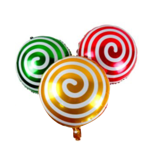 여신케이크토퍼 크리스마스 롤리팝 은박풍선 3종 세트, 초록, 빨강, 노랑, 1개 5,590원