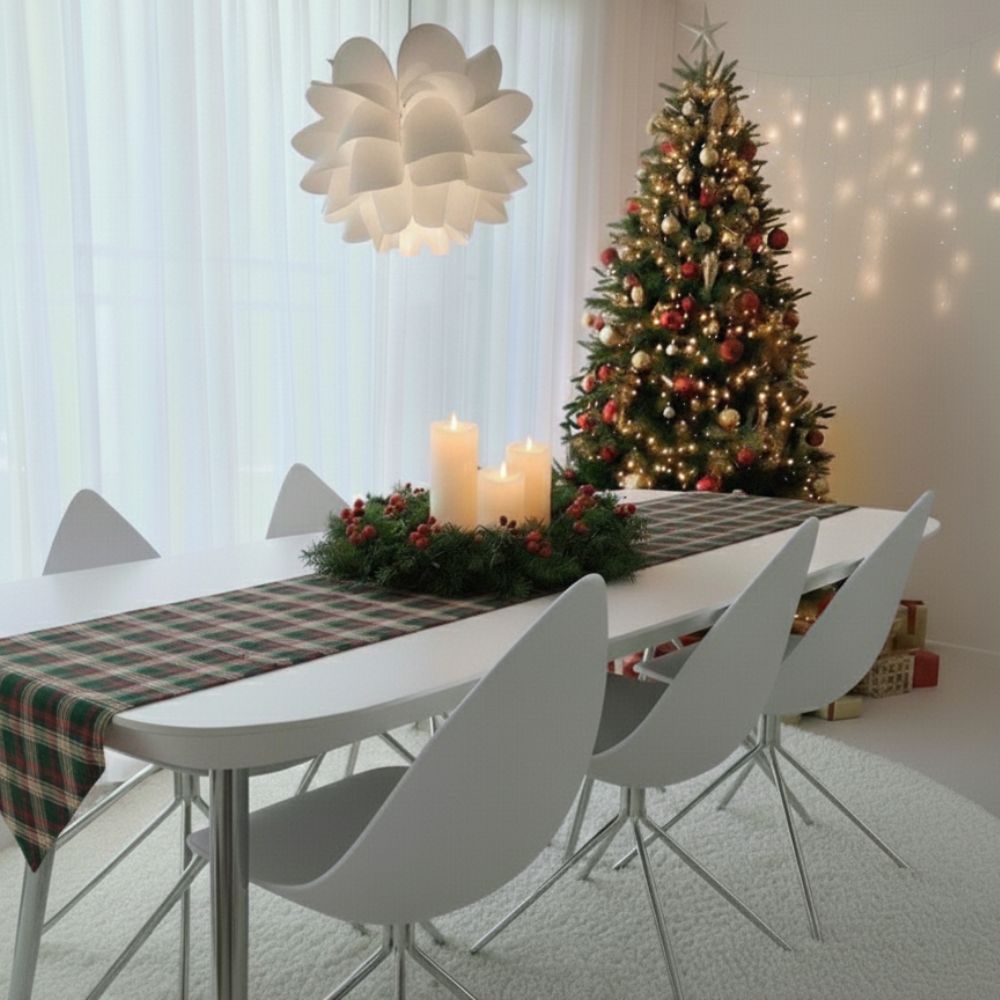 슈슈룸 크리스마스 타탄 테이블 러너 14,130원