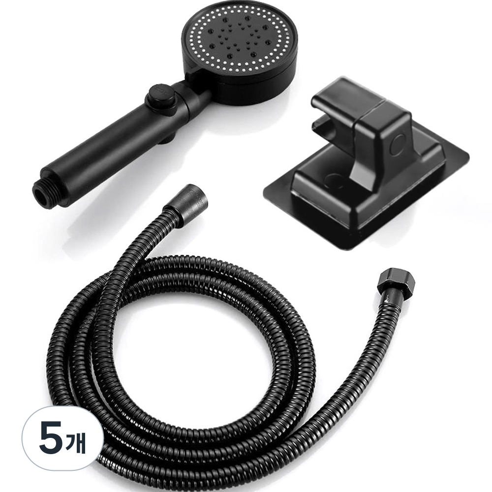 모나코올리브 5단 스파 샤워기 헤드 + 호스 + 각도조절 거치대 세트 47,020원