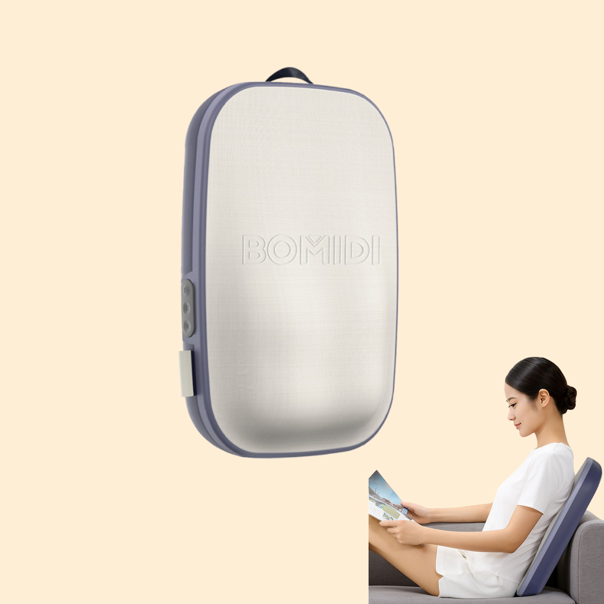 보미디 무선 등허리 마사지기 안마의자 쿠션 온열 무빙볼 롤링 허리 편한케어 선물추천 BM02 68,750원