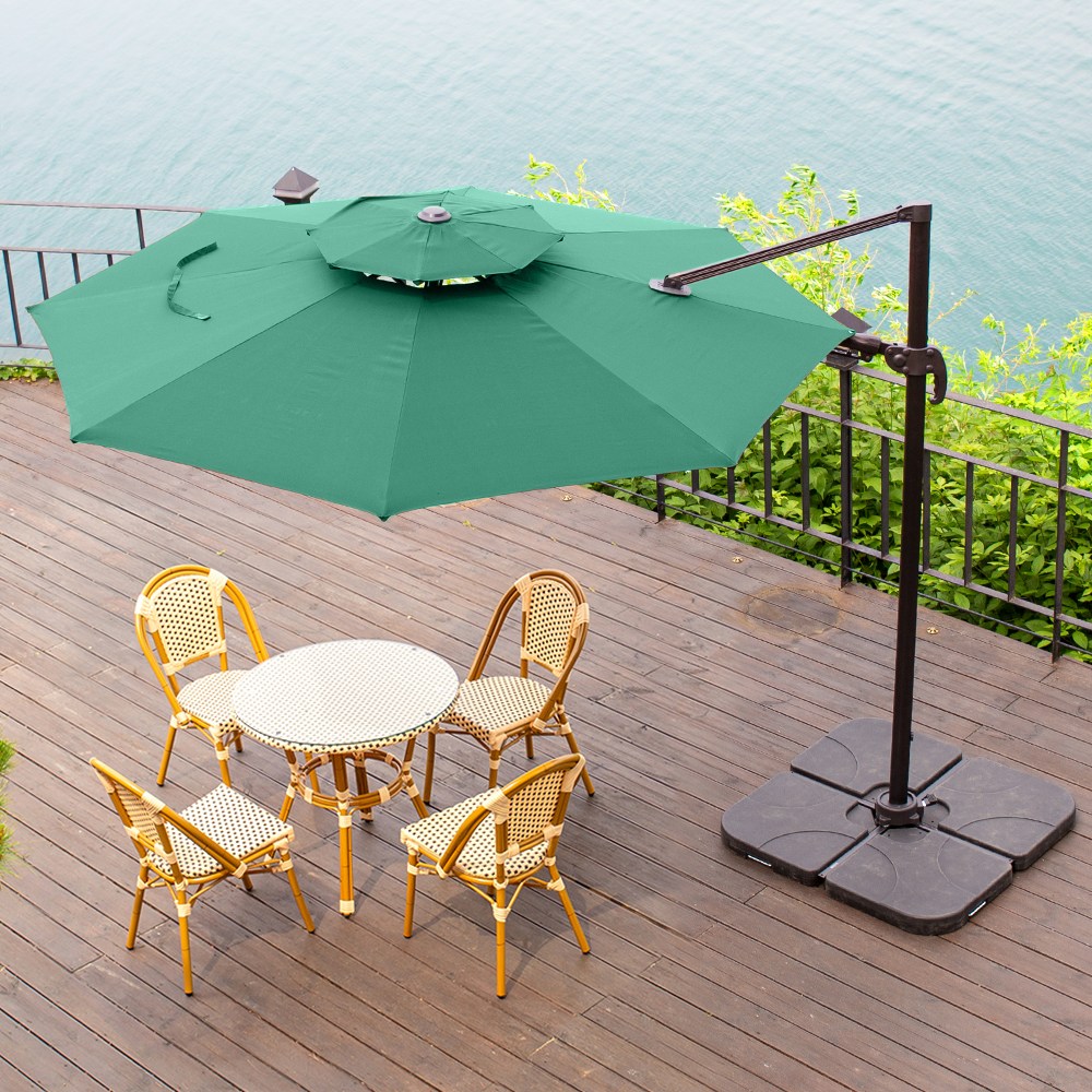 로마 3M 폴딩 파라솔+콘크리트 베이스 25kgX4 100kg 361,000원