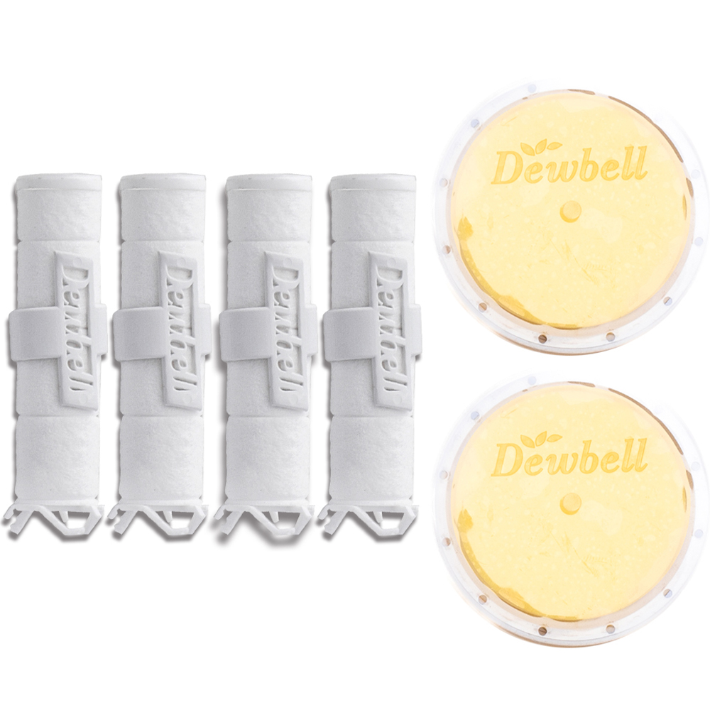 듀벨 여행용 샤워기 리필 세디먼트 필터 4p + 비타민 헤드 필터 2p, 1개, 시트러스 레몬(헤드필터) 14,900원