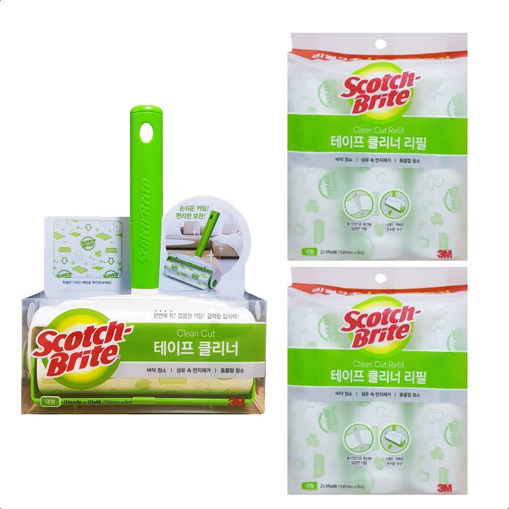 3M 스카치브라이트 테이프 클리너 대형 + 리필6개 29,980원