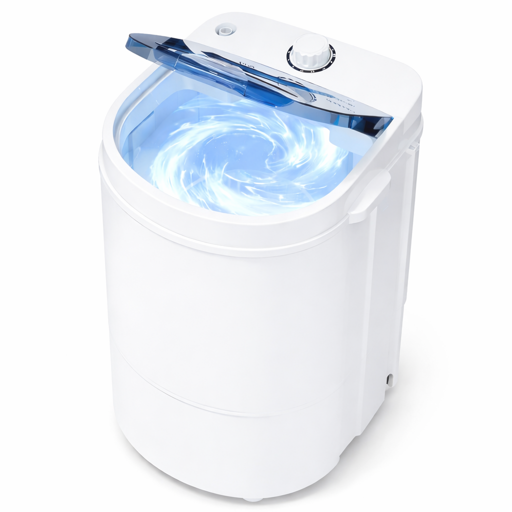 홈투로 미니 세탁기 4.5KG 신발 아기옷 양말 속옷 세탁기, 화이트, HT126 74,800원
