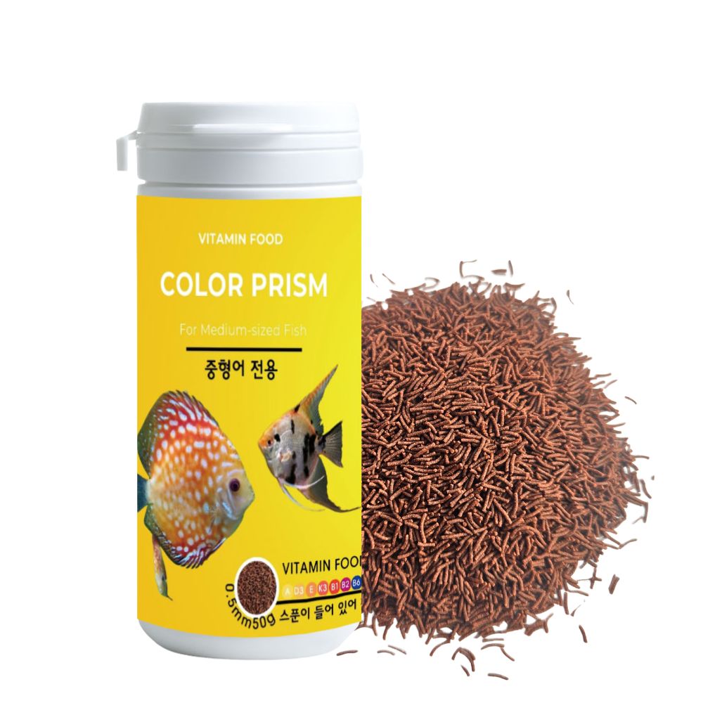 아쿠아리노 중형어 컬러프리즘 바이브라바이트사료, 1개, 100ml 4,500원