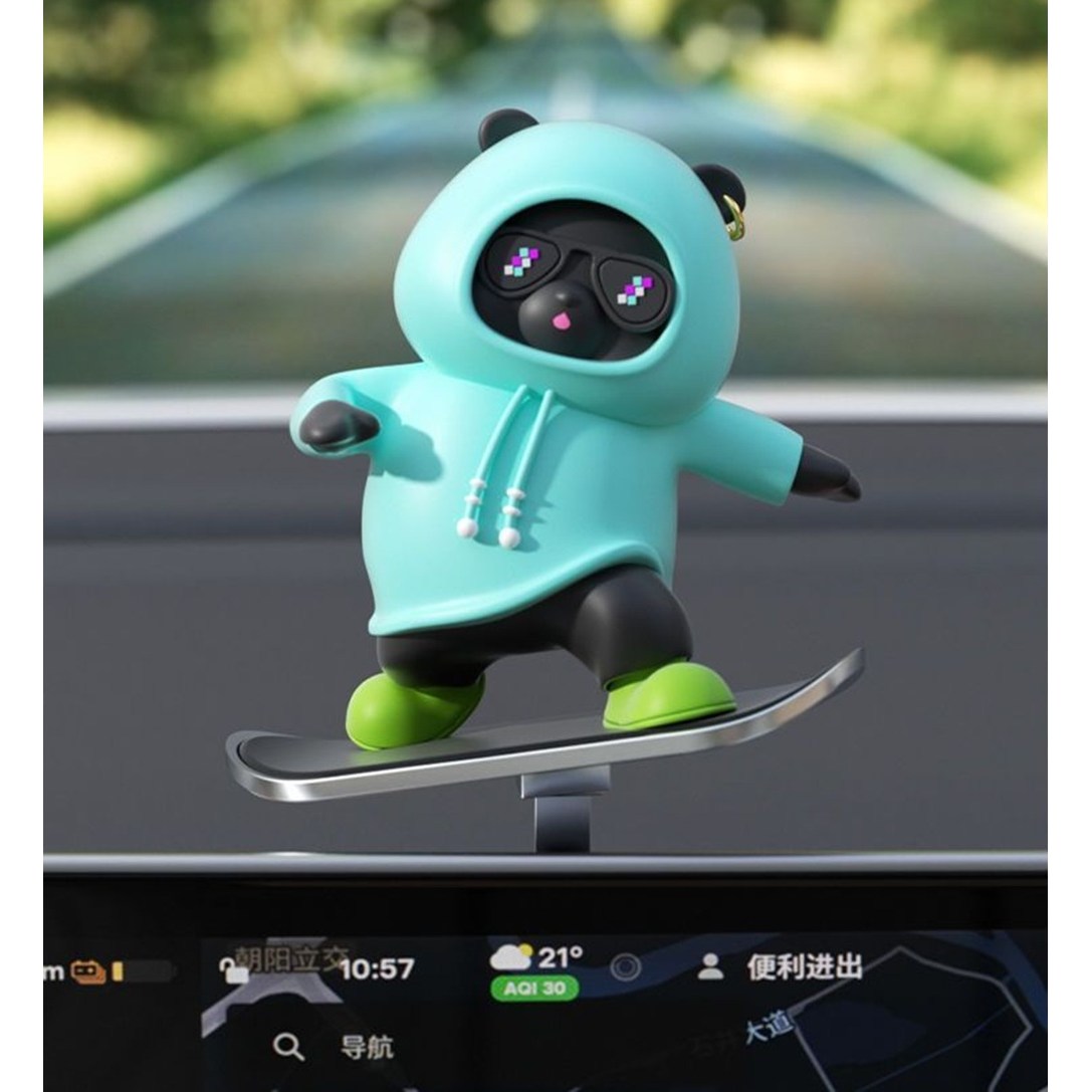 코코카템 차량용 내부 네비게이션 인테리어 소품 장식 피규어, 1개, 디스플레이형/스카이 블루 19,800원