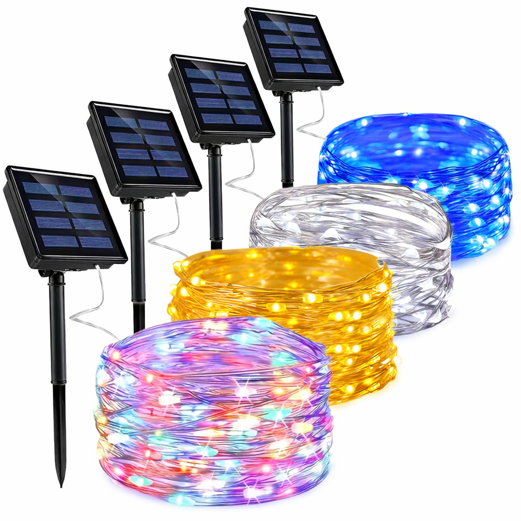 아띠꼴로 태양광 정원등 LED 크리스마스 트리 줄조명 장식등 12M, 옐로우골드 10,700원