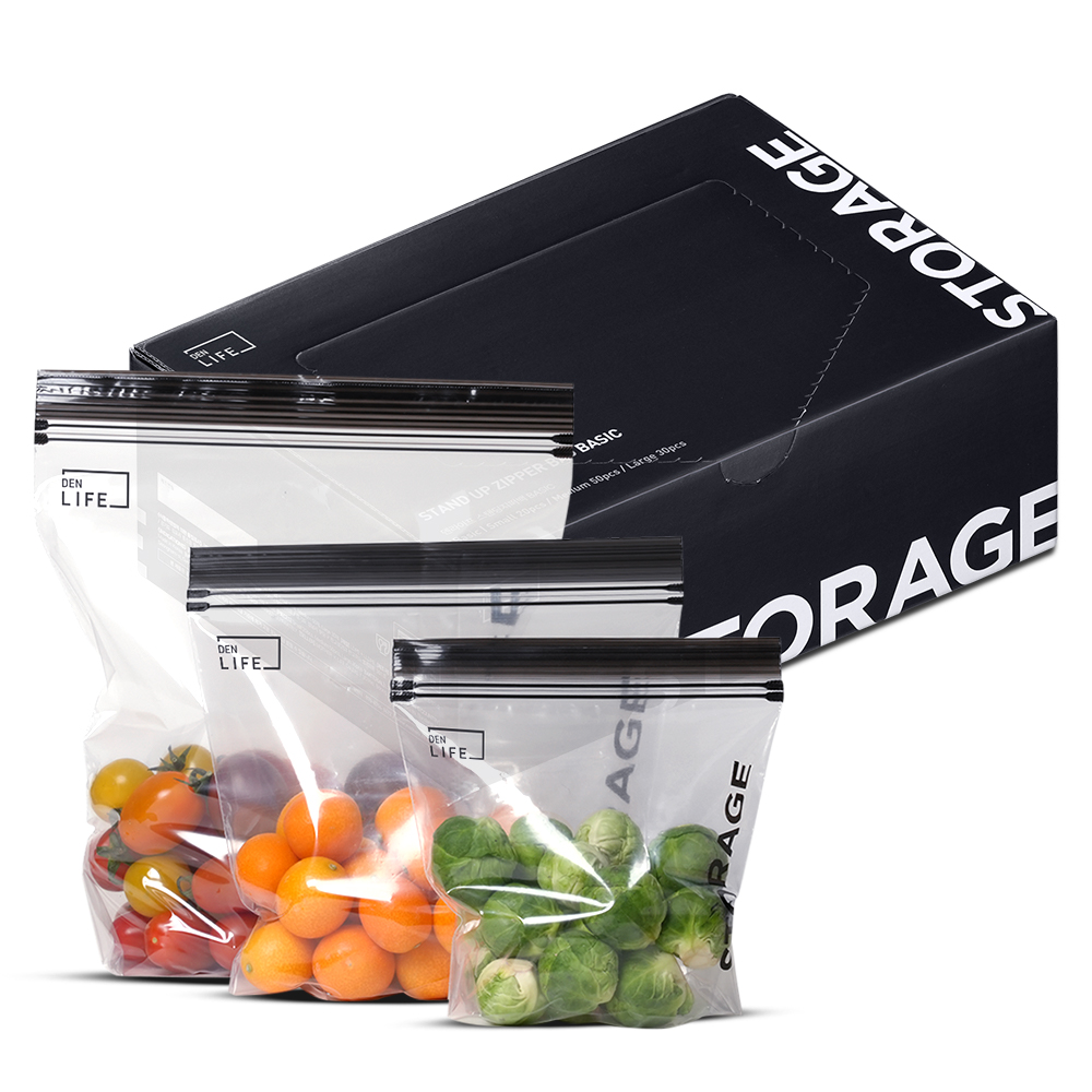 덴라이프 스탠딩지퍼백 Basic 100매, 혼합, 1세트 15,820원