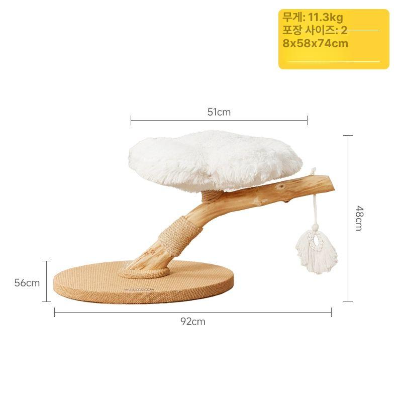 구름 캣타워 원목 캣폴 스크레처 쉼터 고양이 가구 선반 148,100원