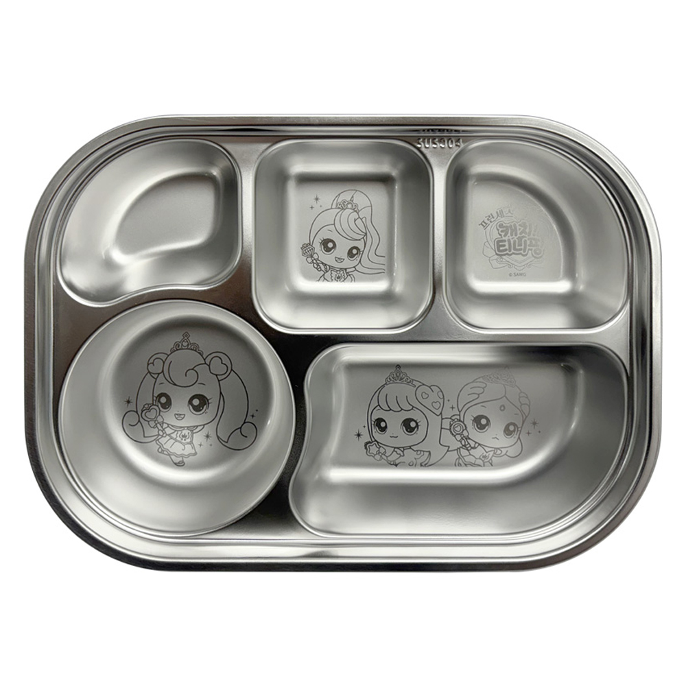 르번 프린세스 캐치티니핑 겹쳐지는 스텐 식판 5구 13,630원