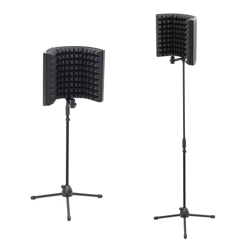 마이크 방음 리플렉션 필터 2단 스탠드 세트 미니 방음 부스 콘덴서 마이크 홈레코딩 스튜디오 53,000원