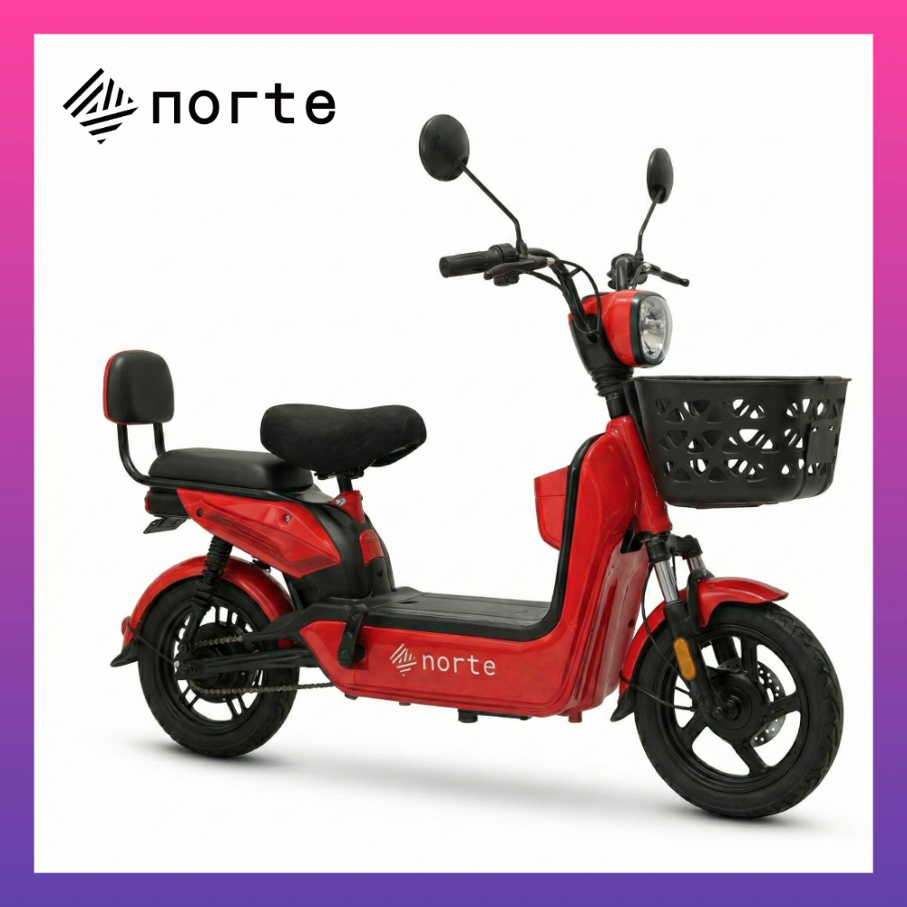 전동 스쿠터 전기 자전거 팻바이크 성인용 출퇴근 미니벨로, 레드, 스틸 599,000원