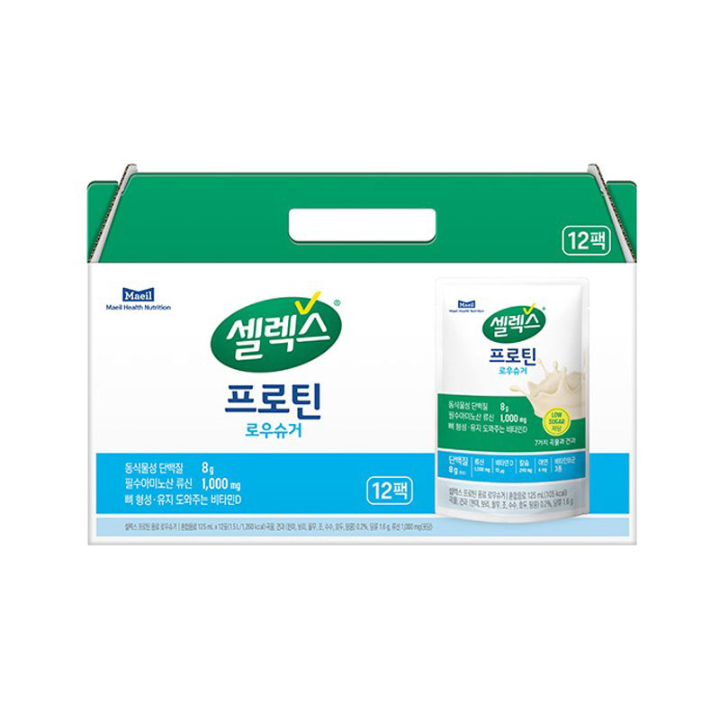 셀렉스 파우치 프로틴 음료 로우슈거 12p 21,600원
