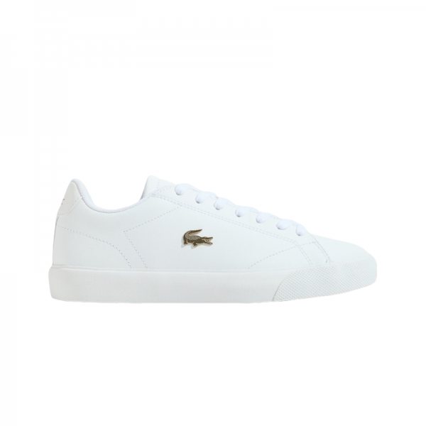 S마켓 NC고잔 LACOSTE 라코스테 LEROND SET 225 1 CFA (7-50CFA0014 - WHT/GOLD) 라코스테 깔끔한 여성 스니커즈 금장 로고 포인트 111,200원
