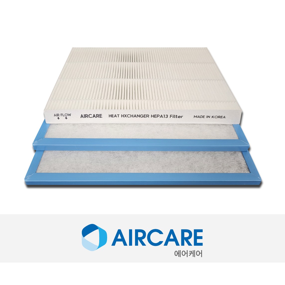 (주)티아이씨  전열교환기 VT-150SB용 H13헤파필터 세트(H13헤파필터+흡기전용프리필터+배기전용프리필터) 22,000원