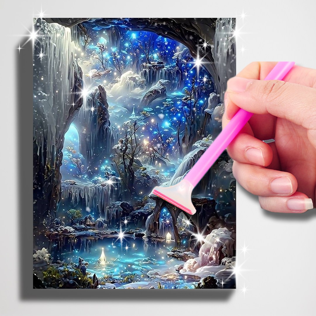 DIYEE 비즈 큐빅 보석십자수 세트 패브릭형 30x40cm 12,980원