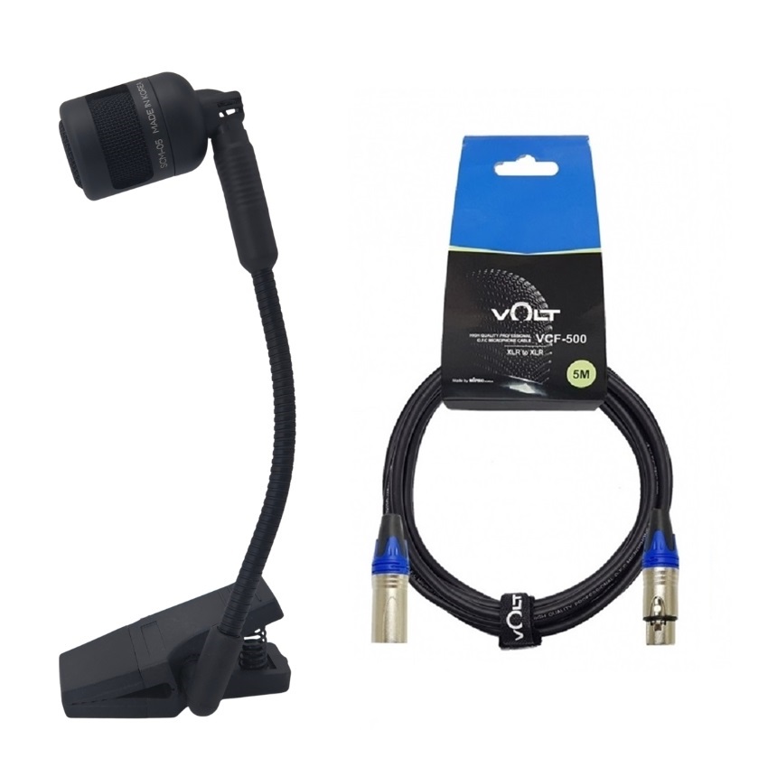 색소폰마이크 SCM-05 +5M케이블/XLR SMIK 악기용마이크 콘덴서마이크 자바라마이크 SCM05 (밧데리타입) 125,000원