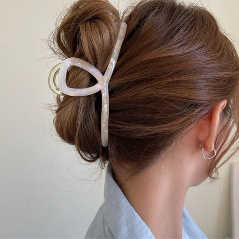 헤어퀸 빅사이즈 여성 헤어 숱많은 올림머리 집게핀 대형 13cm 12,800원