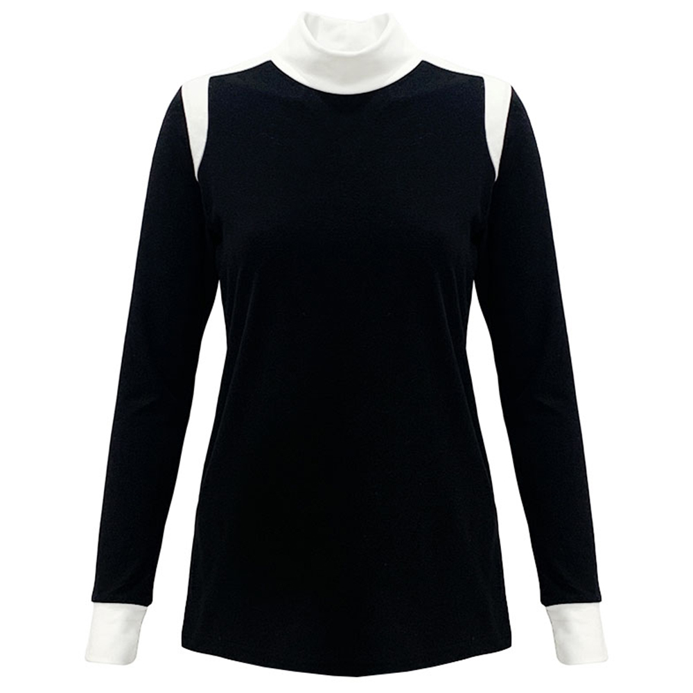 투솜 여성골프이너 여자골프이너 겨울골프이너 기본이너 기능성골프이너 숄더배색 골프 반목 티셔츠 기모골프이너 겨울이너 기모안감 원단 39,800원