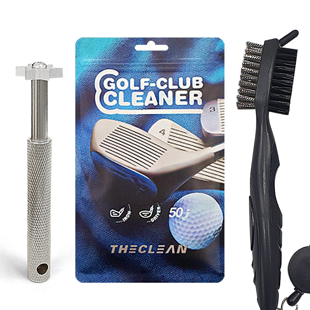 3종세트 그루브 관리 끝판왕 아이언 웨지 헤드 청소 골프채 세척 클리너 13,000원