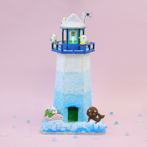 정인아트 조립식 미니어처 독도 등대 -1개입, 1개 2,500원