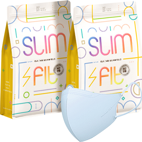 CLA 슬림핏 라이트패키지 컬러 새부리형 마스크 유아용 초소형 14,800원