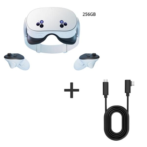 (Meta) Meta Quest 3S 256GB 메타퀘스트 VR 기기 (본품+메타퀘스트 2,3 링크케이블 CtoC 5m) 597,220원