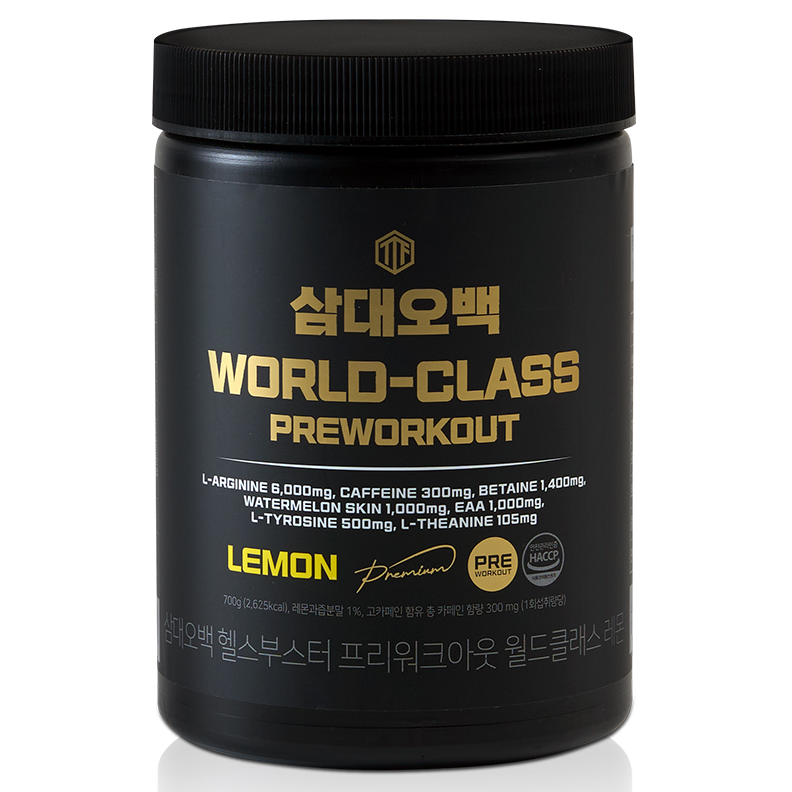 삼대오백 프리워크아웃 월드클래스 헬스부스터 분말 레몬, 700g, 1개 59,900원