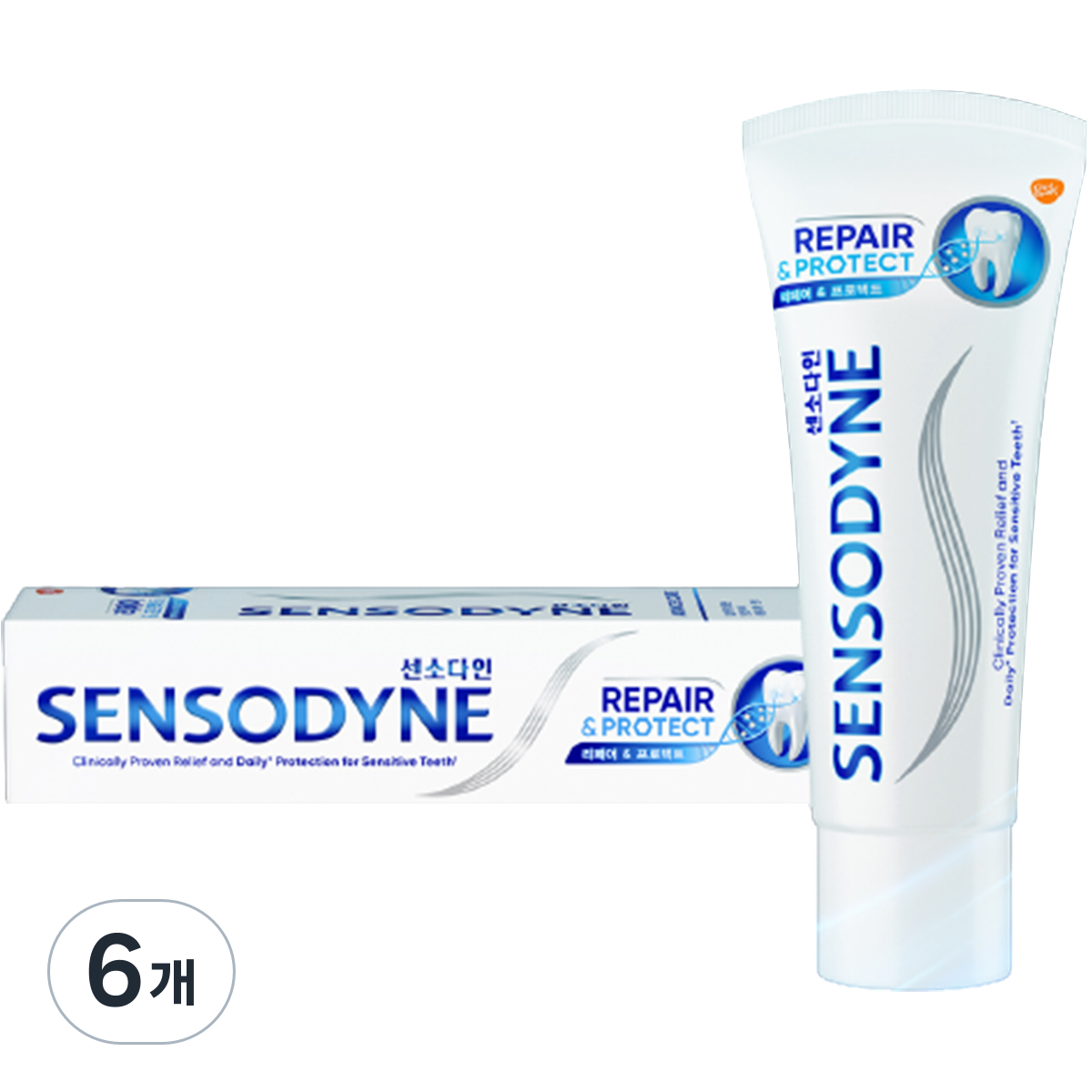 센소다인 리페어 앤 프로텍트 치약, 100g, 6개 44,460원