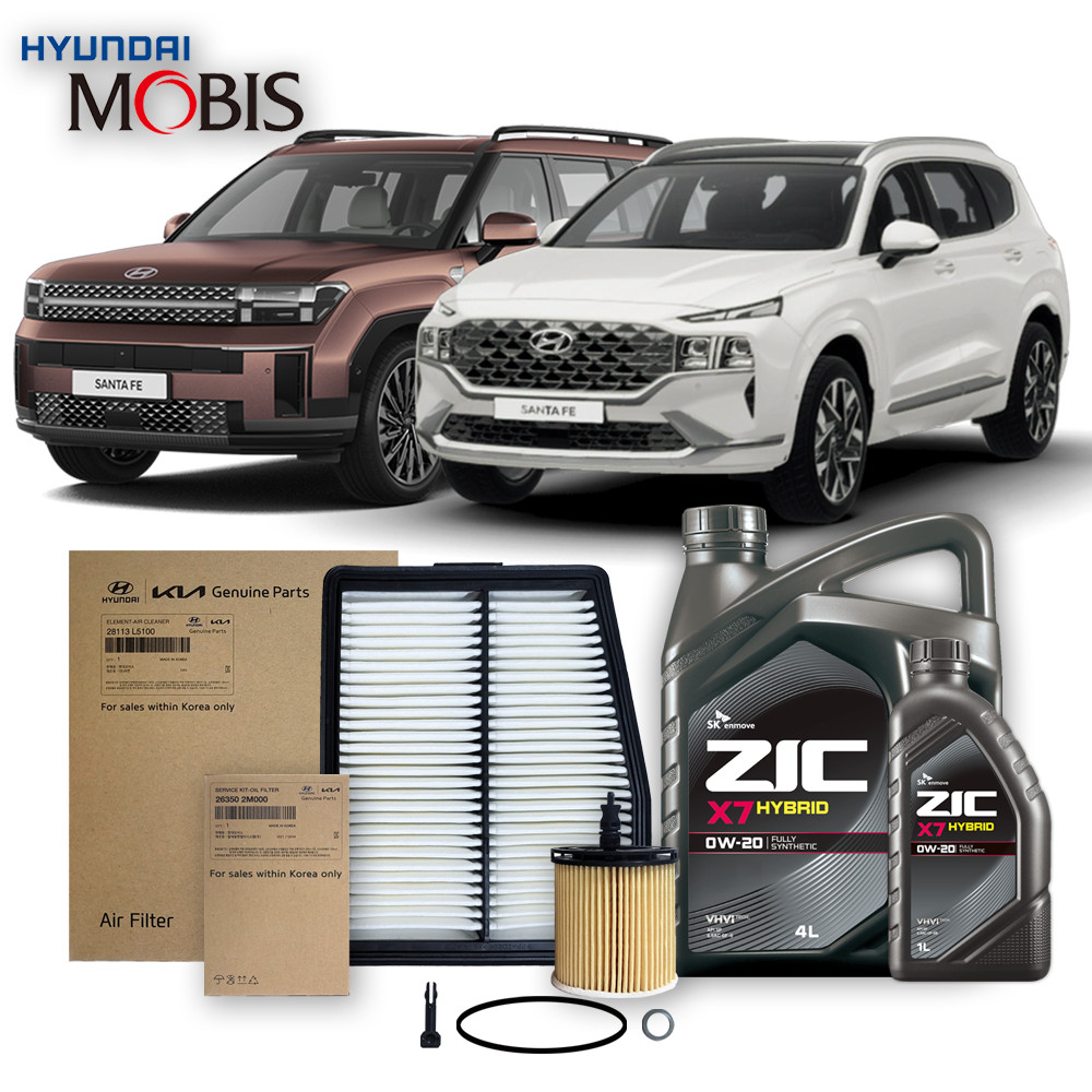 디올뉴 싼타페 MX5 23년식 이후 하이브리드 전용 순정필터+지크X7 0W20 70,050원