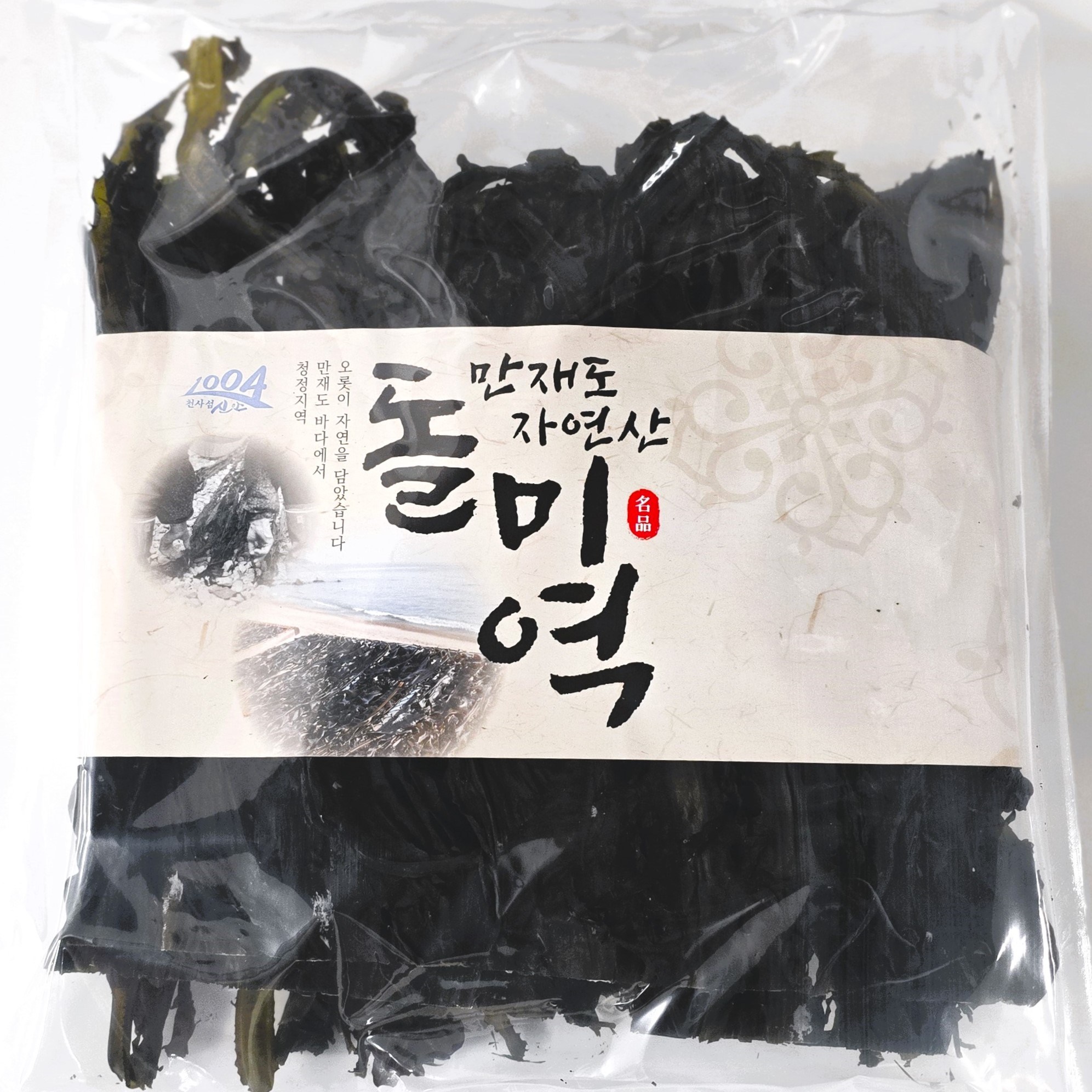자연산 국내산 미역 만재도 돌미역 산모미역 부드러운 미역 해풍건조 270~300g x 1봉, 1개 53,000원