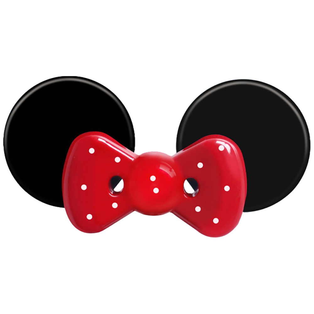 미니쿠퍼 미니 미키 대시보드 귀 악세사리 장식 용품, 1개, 미키귀 둥근 레드 리본 23,000원