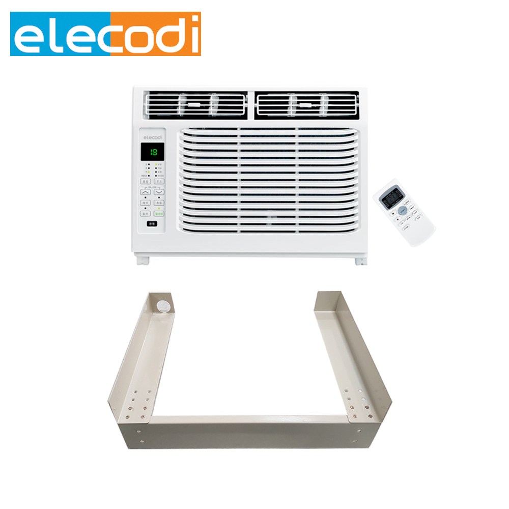 일렉코디 최신형창문형에어컨 당일발송 실외기없는에어컨 창틀에어컨 -HK, 에어컨+창틀지지대 333,000원