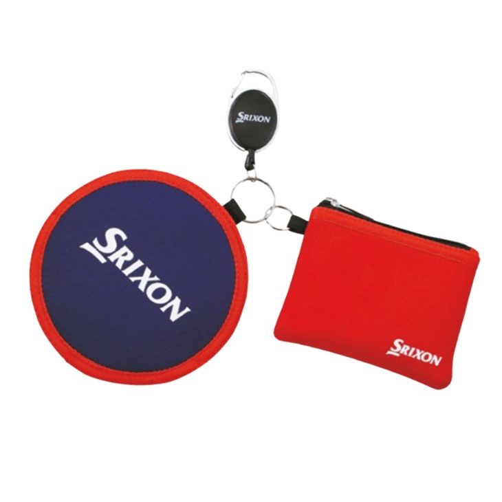 던롭 스릭슨 포켓형 골프공타월 골프볼 클리너+ 골프티 미니 파우치 세트, 네이비, 1개 24,300원