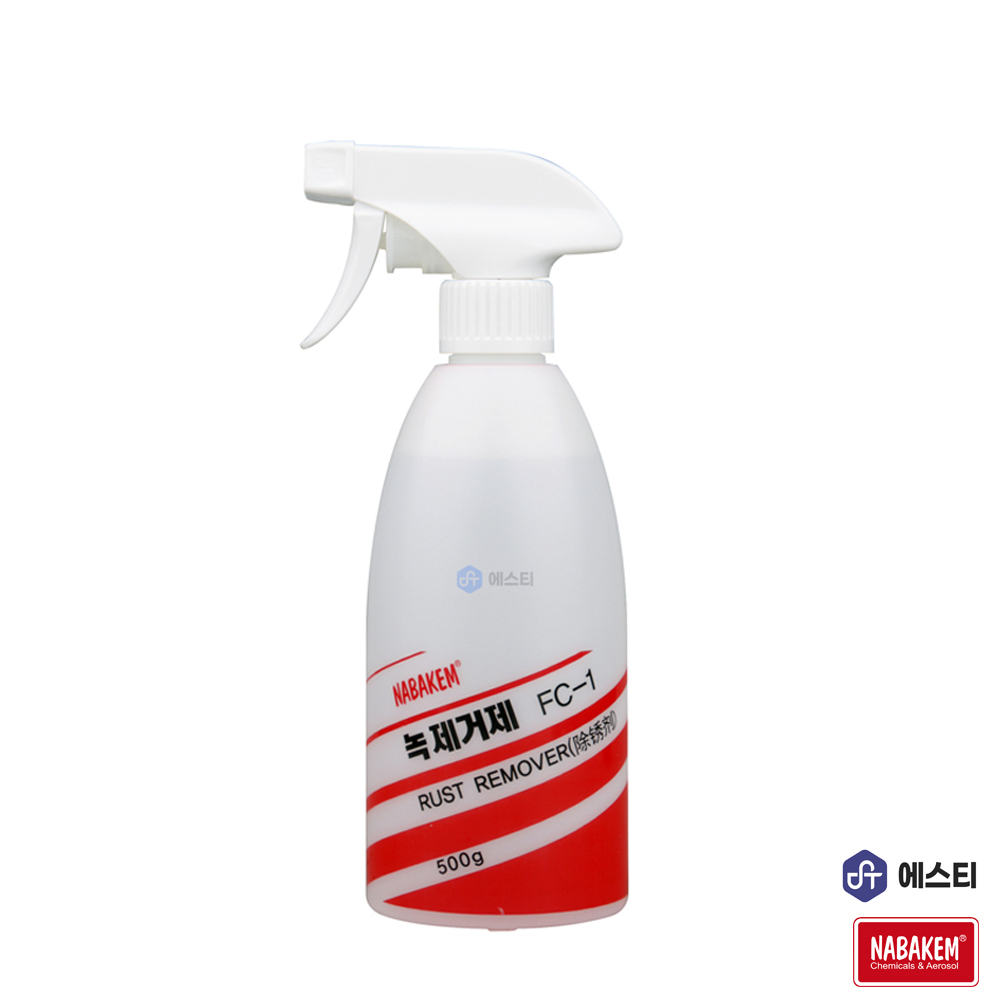 에스티 나바켐 녹제거제 FC-1 500g 녹제거방법 철 쇠 녹제거 타일, 1개 7,500원