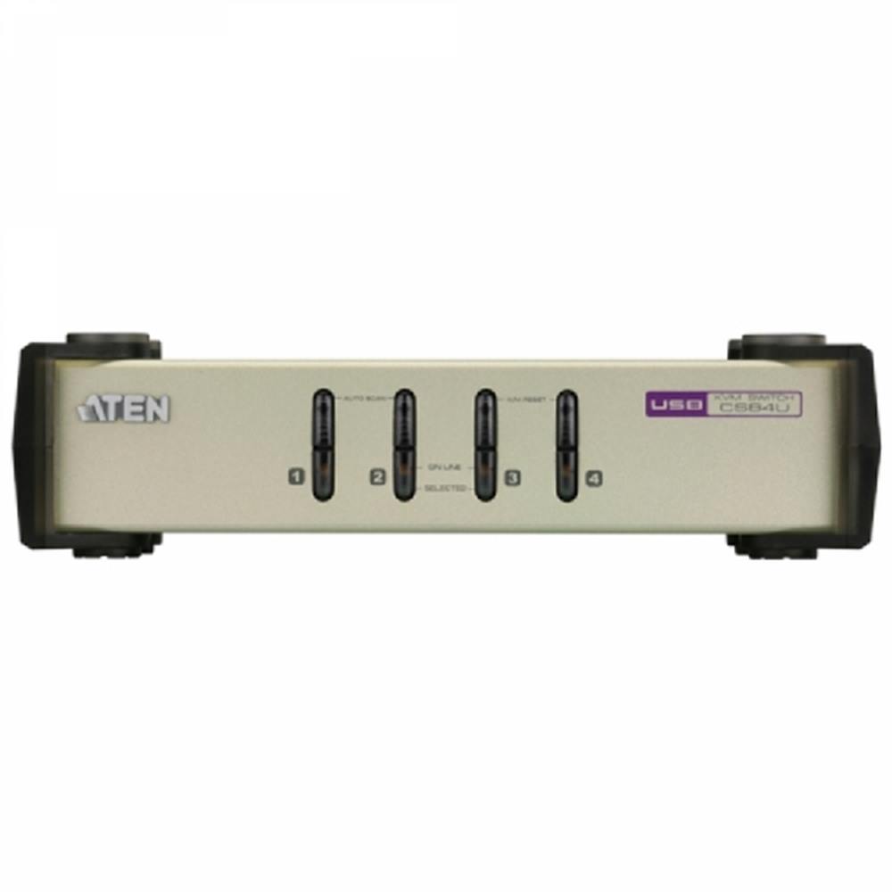 ATEN 4포트 PS/2-USB VGA KVM 스위치 CS84U 190,000원