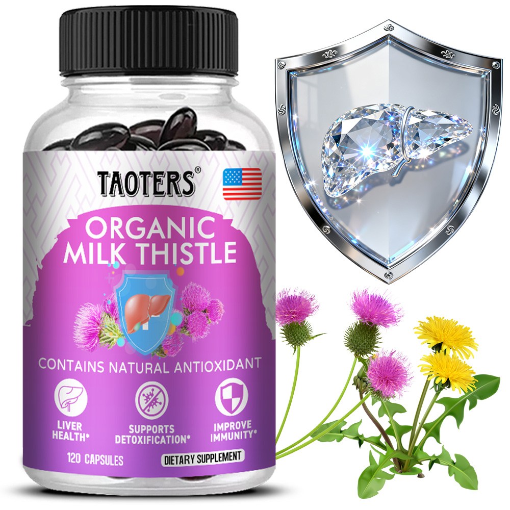 유기농 밀크씨슬캡슐 - 민들레, 치커리뿌리, 조선씨슬추출물, 식물영양, 천연 항산화제 함유로 간의 해독과 청결을 도와줌 39,240원