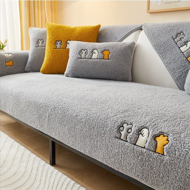 극세사 겨울 쇼파패드 미끄럼방지 3인 4인 소파 덮개  가을겨울용 따뜻함 부드러움 26,900원