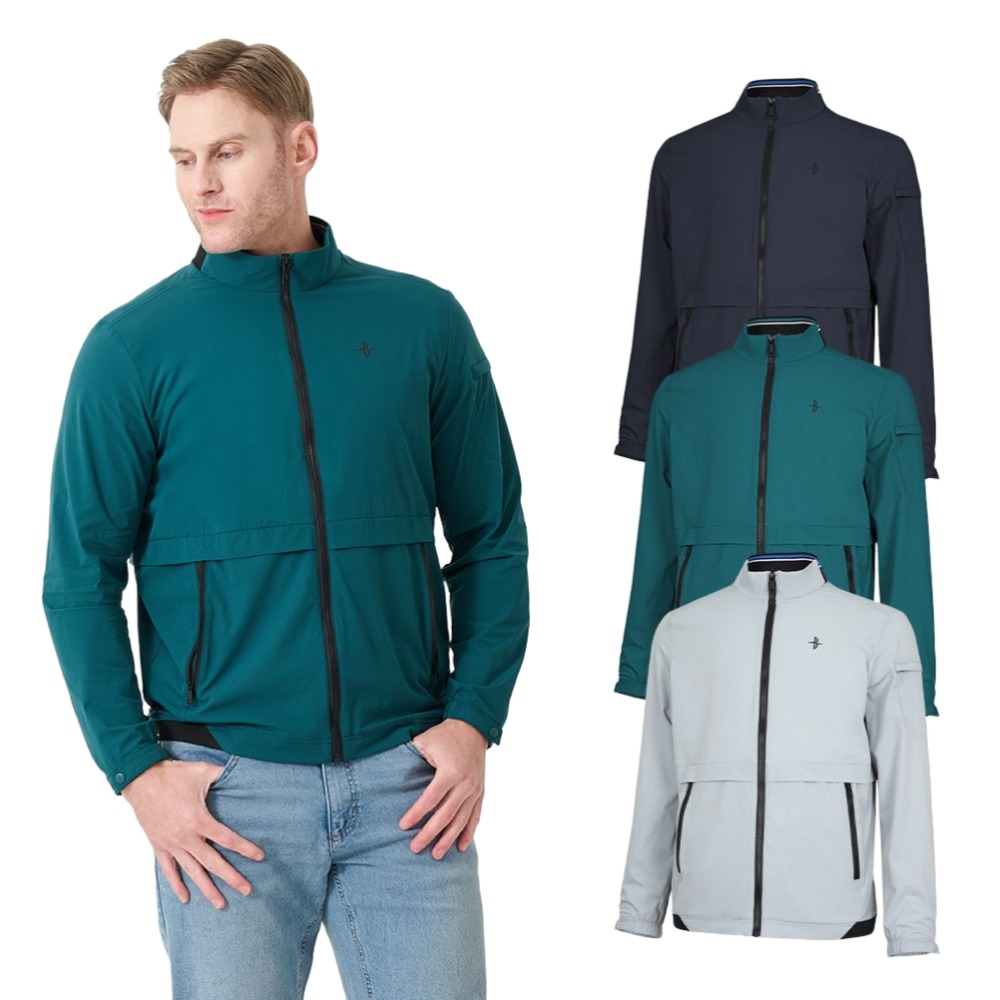 빌트모아 남성 골프웨어 시보리 바람막이 나일론 점퍼 아우터 79,000원