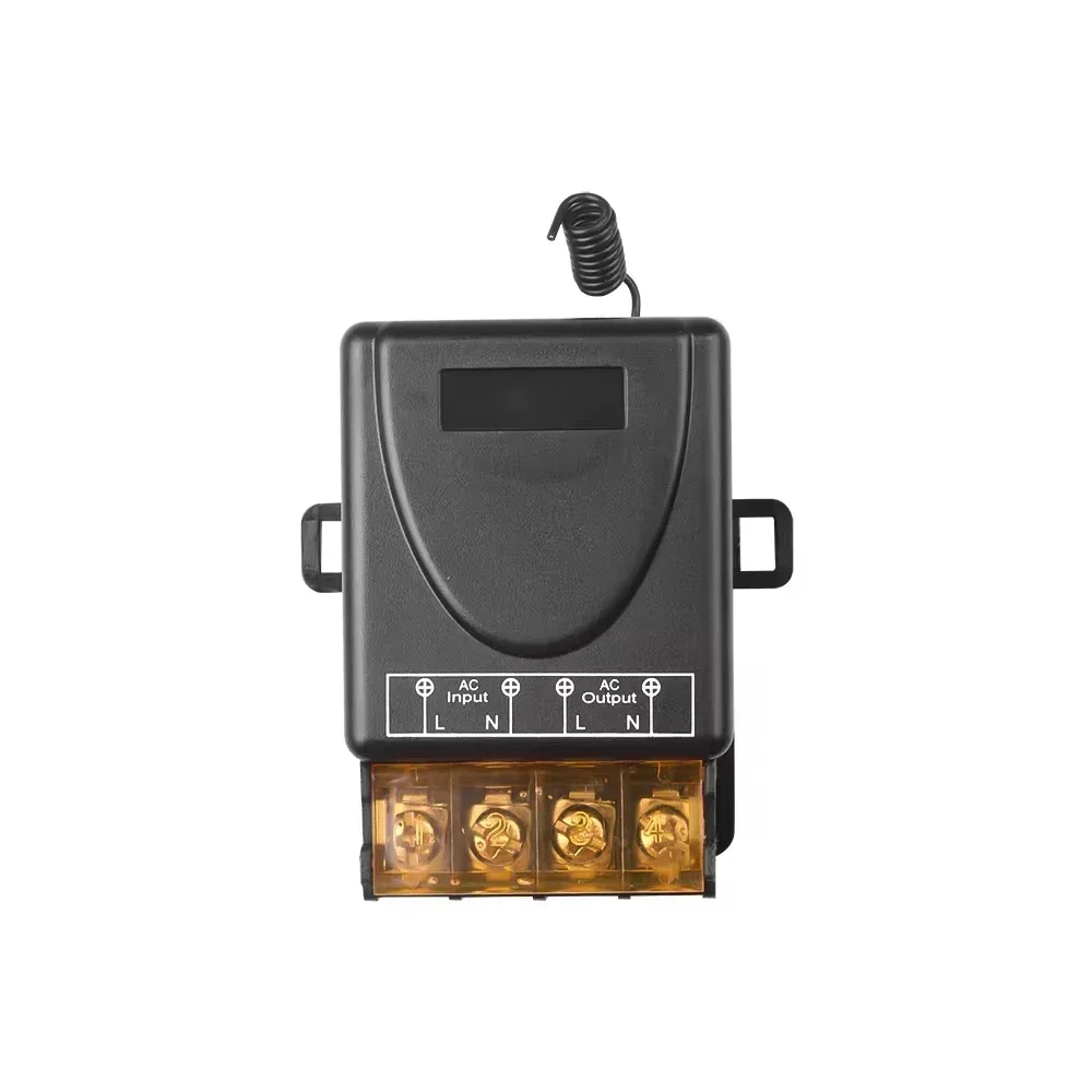 RF433Mhz 30A 릴레이 수신기 무선 원격 제어 스위치 AC 220V 110V 또는 DC 9-72V 전기 제품 용 OnOff 송신기 12,700원