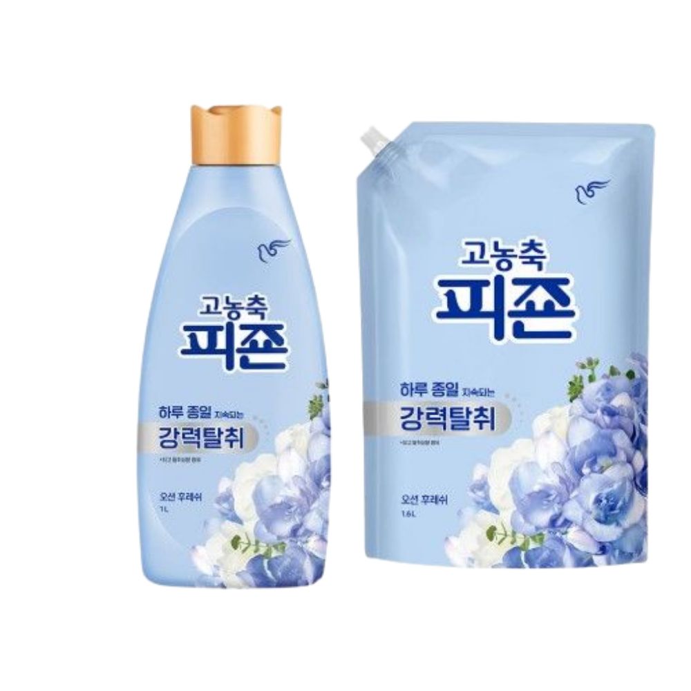 피죤 고농축 강력탈취 섬유유연제 오션후레쉬 용기+리필, 1개, 2.6L 10,000원