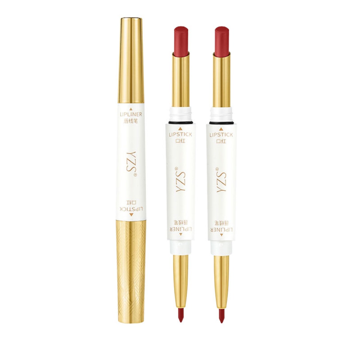 [72H 지속력] 1+1 컵에 묻지 않는 듀얼 헤드 립스틱 립라이너 지워지지않는 립라이너 번지지않는 립스틱 보습 14,900원