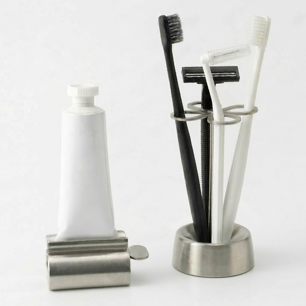 제로드원 올 스텐 304 칫솔꽂이 칫솔 거치대 + 치약짜개 SET 13,700원