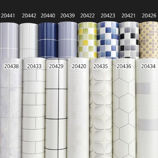 [무료배송]현대 발포 타일시트지 15M/주방시트지/주방타일시트지/방수시트지 (폭)50cmX(길이)15M 40,500원