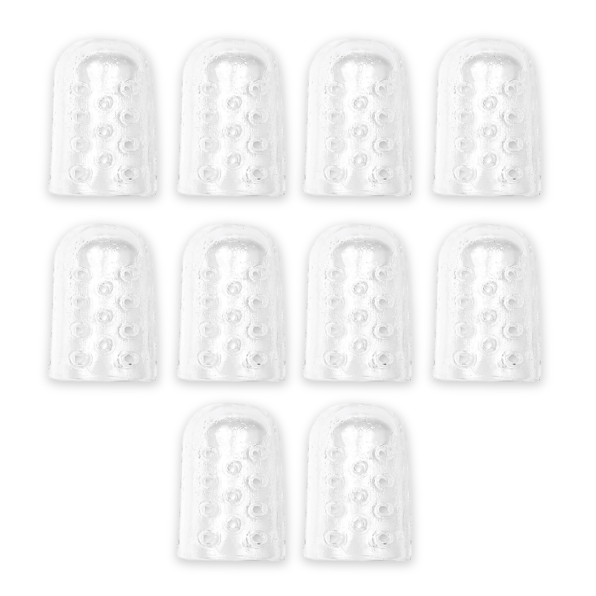 아르셀 실리콘 발가락골무 보호캡 10p 세트 투명 6,650원