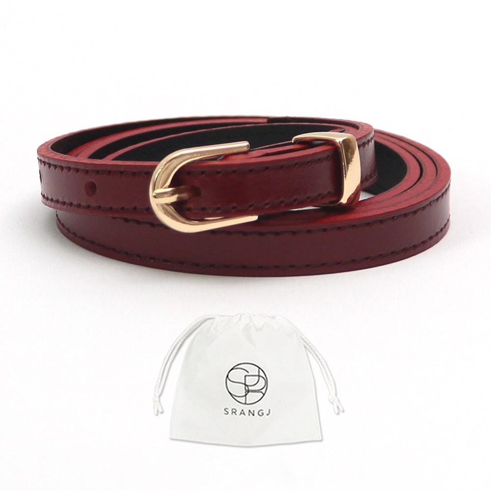 에스랑제이 여성 가죽 슬림 정장 원피스 벨트 BK24 14,980원