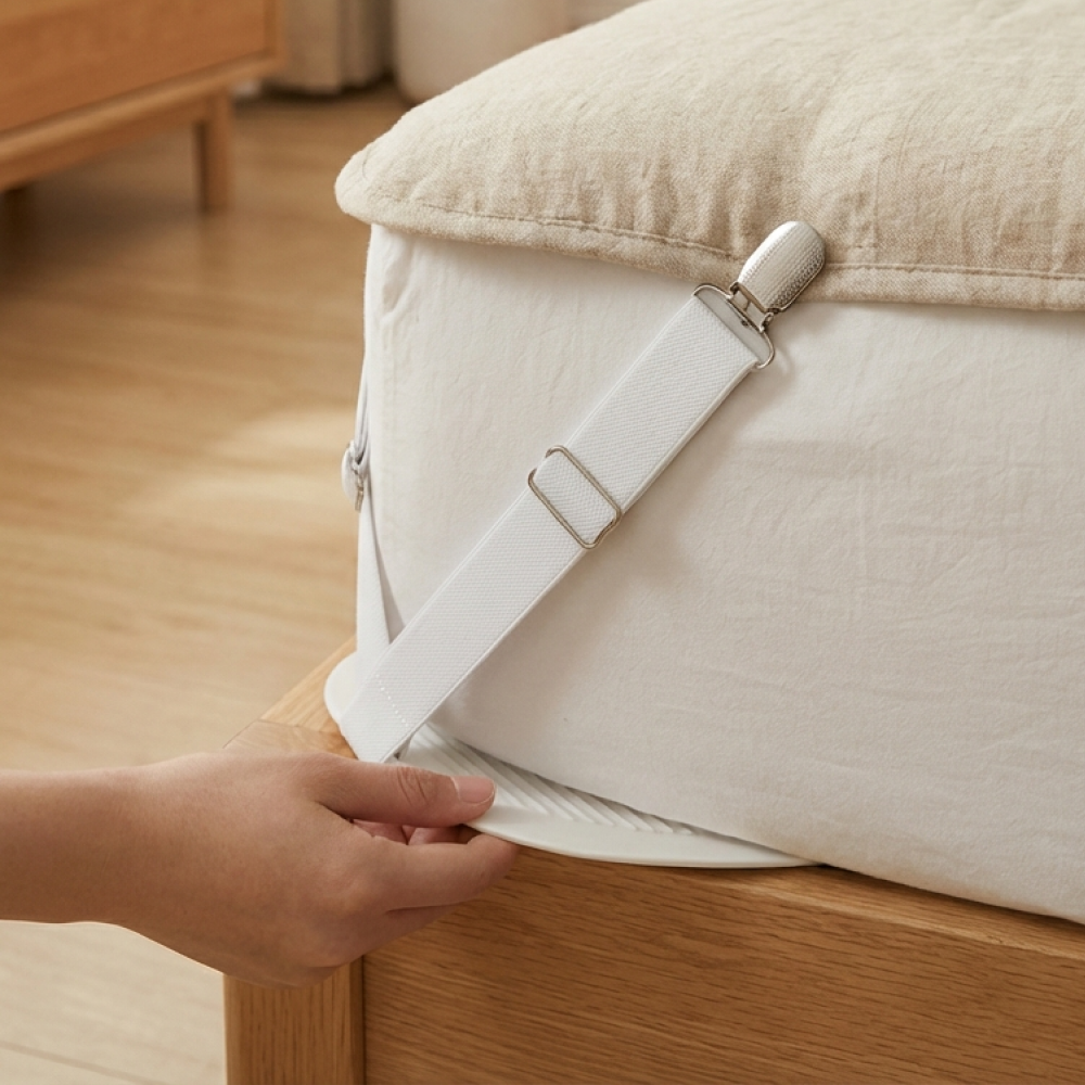 리코몽 탄탄하게 고정시키는 침대 소파 패드집게 4개, 흰색, 1세트 13,700원